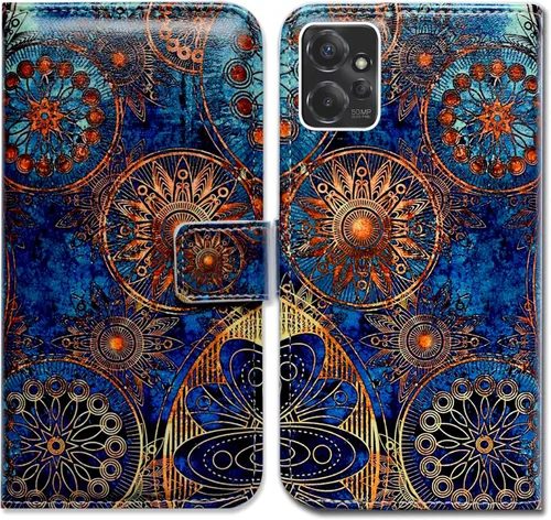 Miniatura 18 de Bcov Funda para Moto G Power 5G, diseño de pájaro negro y verde con tapa para teléfono con ranura para tarjetas, soporte para Motorola Moto G Power