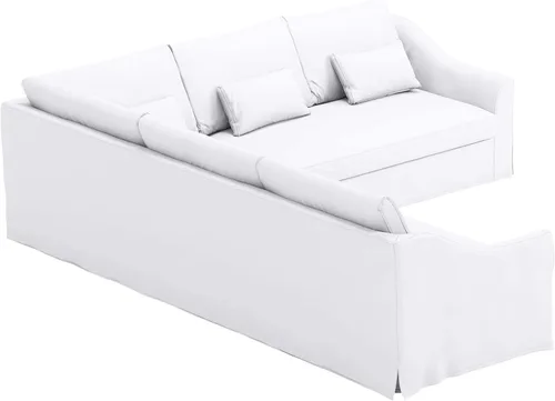 Miniatura 6 de Farlov - Funda de repuesto para sofá esquinero de 5 asientos para el lado derecho más largo cuando estás sentado (no mirando), compatible con IKEA