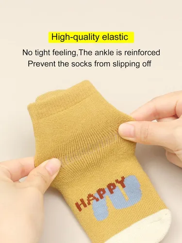 Miniatura 2 de Calcetines de agarre antideslizantes para bebés y niños pequeños, cálidos, gruesos, antideslizantes, calcetines para niñas y niños recién nacidos, 6