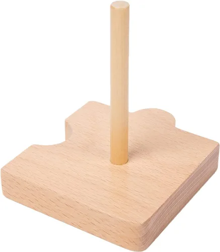 Miniatura 8 de Adena Montessori Juguete de clasificación de color 4 en 1 para niños pequeños, juguete educativo de madera con bases desmontables, degradados