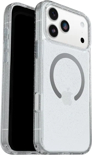 Miniatura 3 de OtterBox Funda transparente para iPhone 17 Pro Max Symmetry Series - Stardust - Funda ultra fina y elegante para iPhone, MagSafe con control