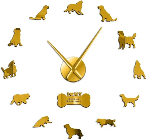 Miniatura 7 de Kit de reloj acrílico moderno para diseño de pared, reloj de pared sin marco 3D con calcomanías de espejo para decoración de sala de estar, B-27