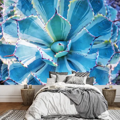 Miniatura 18 de wall26 - Patrón de hojas de fondo sin costuras - Mural de pared extraíble Papel pintado grande autoadhesivo - 66x96 pulgadas obra de arte 16