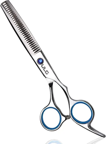 Miniatura 8 de ULG Tijeras profesionales de adelgazamiento con peine – 6.5 pulgadas de acero inoxidable japonés texturizante y tijeras de corte de pelo para salón