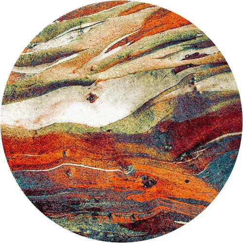 Miniatura 3 de SAFAVIEH Colección Glacier GLA126Q - Alfombra moderna de estilo abstracto, no desprende pelusa, para sala de estar, comedor, dormitorio, recibidor