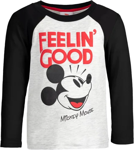 Miniatura 3 de Disney Toy Story Cars - Paquete de 2 camisetas de manga larga para cosplay de Mickey Mouse para niños pequeños