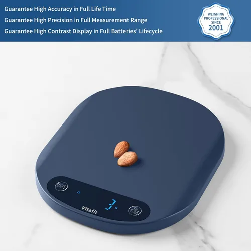 Miniatura 2 de Vitafit - Báscula digital para alimentos de 33 libras/15 kg de alta precisión 0.1 oz/1 g, nuestra propia báscula de cocina de fábrica profesional