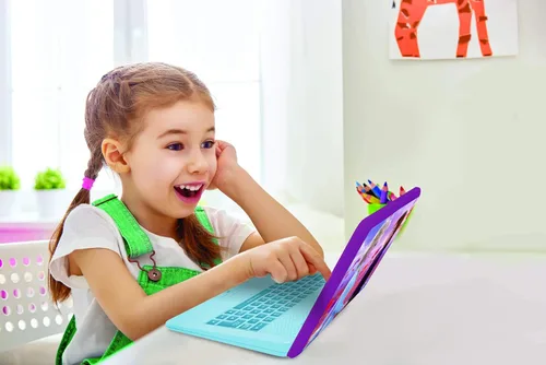 Miniatura 3 de LEXIBOOK, Portátil congelado, educativo y bilingüe italiano/inglés, juguete para niñas con 124 actividades para aprender, jugar juegos y música