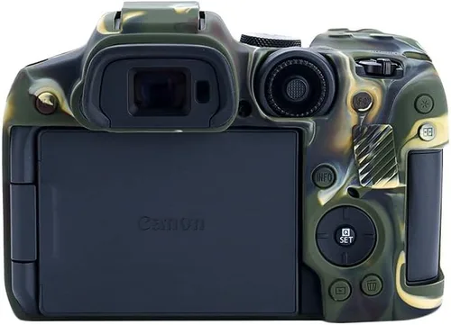 Miniatura 2 de Rieibi EOS R7 Funda De Cámara, Funda De Silicona Para Canon Eos R7 Cámara Digital, Cubierta Protectora De Silicona Para Canon R7 - Camuflaje