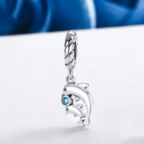 Miniatura 2 de Junyi Jewelry Abalorio de plata de ley 925 con diseño de animales de la suerte, para pulsera Pandora