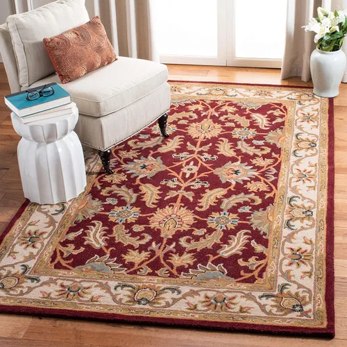 Miniatura 39 de Safavieh colección Heritage HG628A - tapete oriental tradicional hecho a mano de lana verde oscura y dorada, Lana, negro / beige (Black/ Beige)