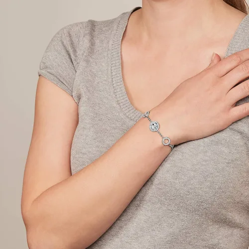 Miniatura 3 de Fossil - Pulsera de corazones de dos tonos para mujer