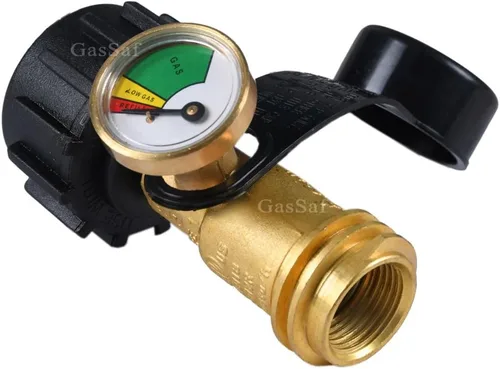 Miniatura 2 de GasSaf Indicador de nivel de propano para tanques de propano de 5 a 40 libras, medidor de presión de gas para autocaravana, parrilla de gas