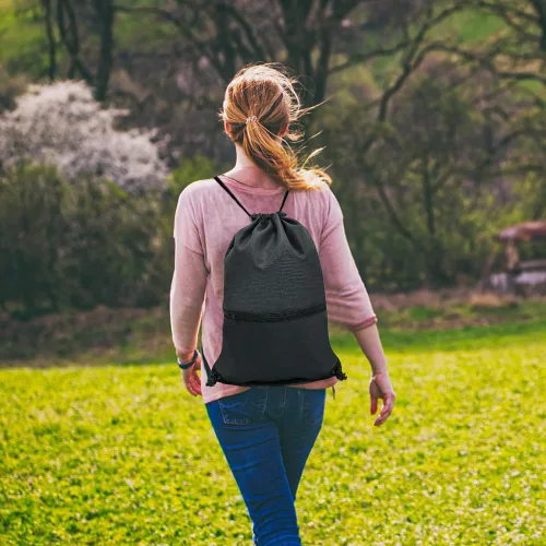 Miniatura 8 de HOLYLUCK - Mochila, bolsa deportiva con cordón ajustable para gimnasio