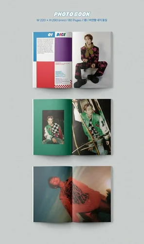 Miniatura 4 de SHINee ONEW - DICE, Photobook Ver. (Cubierta de dados con CD, Photobook, Pegatina, Tarjeta Especial, Tarjeta Foto, Beneficio de Preorder)