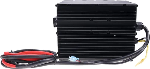 Miniatura 3 de FridayParts 24V25A Cargador de Batería para Genie Skyjack JLG Scissor Lift Signet HB600 HB600-24b, Negro