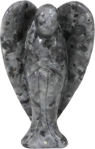 Miniatura 10 de Amogeeli Figura de piedra de bolsillo de ángel guardián tallado de jade amarillo de 3 pulgadas para decoración del hogar Jade amarillo/amarillo
