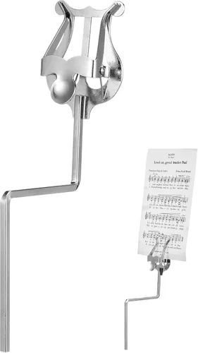 Vaguelly Carpeta de puntuación de saxofón, soporte portátil para saxofón alto tenor para practicar principiantes banda de música