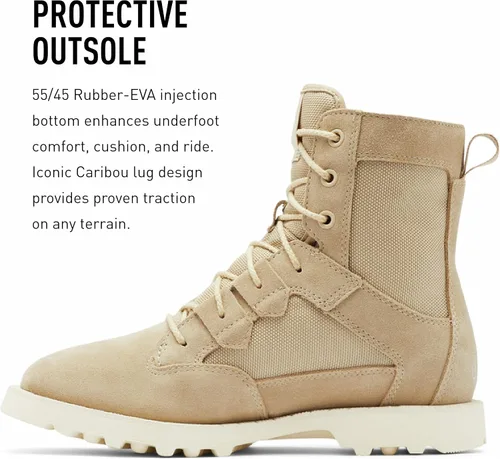 Miniatura 4 de SOREL Botas OTM Caribou para mujer, botas de nieve impermeables de gamuza y nailon