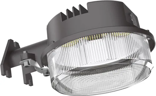 Luz LED de granero 50 W del anochecer al amanecer Iluminación de patio al aire libre con fotocélula 5000K Luz diurna impermeable ETL y DLC listado