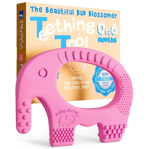 Miniatura 11 de Juguetes de dentición Baby Elefun para bebés 5X Alivio del dolor Sin retraso 0-6 meses Azul 34-38 Azul