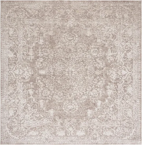 Miniatura 49 de SAFAVIEH Alfombra de área de 9x12 pies - Colección Reflection - Grande - Beige y crema, no desprende pelusa y es fácil de limpiar, ideal para sala