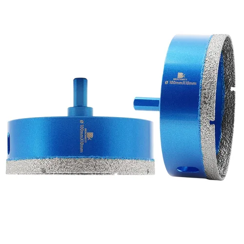 Miniatura 28 de Juego de brocas de núcleo de diamante seco, BRSCHNITT 1/4"*2, 5/16", 3/8" sierra de agujeros de diamante y brocas de carburo de 1/4"*3, 5/16"*2