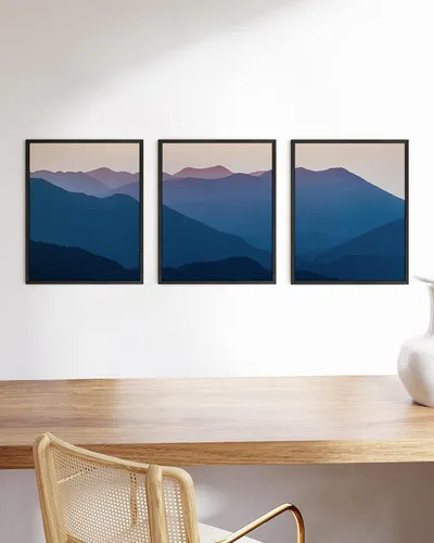 Miniatura 349 de HAUS AND HUES Marco de arte occidental, juego de 3 impresiones artísticas del suroeste del desierto de Arizona, decoración bohemia moderna, arte