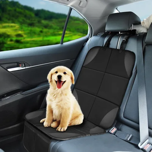 Miniatura 6 de Musclez Protectores de asiento de automóvil, fundas de asiento de automóvil impermeables de tela 600D, respaldo antideslizante y 2 bolsillos