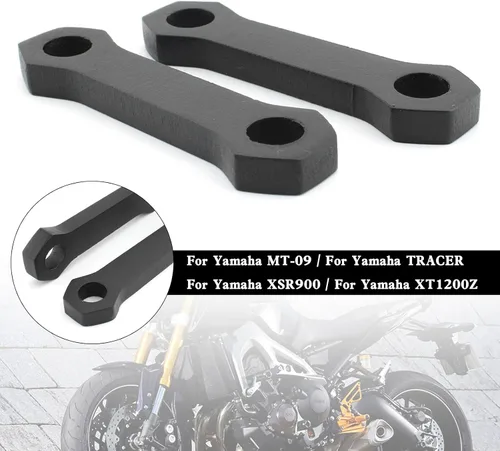 Miniatura 5 de Topteng Kit de eslabones de bajada de aluminio CNC para Yamaha MT-09 (FZ-09) 2013-2020, MT-09 TRACER (FJ-09) 2015-2016, TRACER 900 2017-2020, TRACER