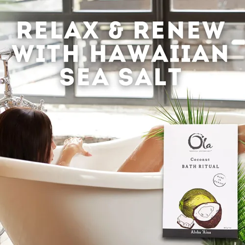 Miniatura 5 de Ola Tropical Apothecary Rituales de baño de sal marina hawaiana perfumada de coco - 2 onzas