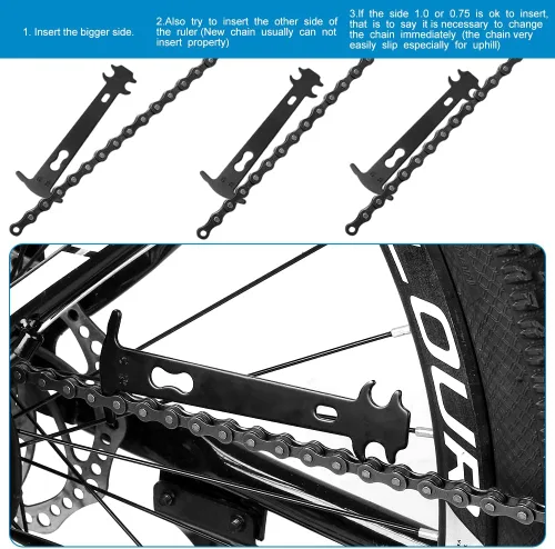 Miniatura 6 de Herramienta profesional de cadena de bicicleta, kit de reparación de cadena de bicicleta para 6-12 velocidades y cadena de una sola velocidad