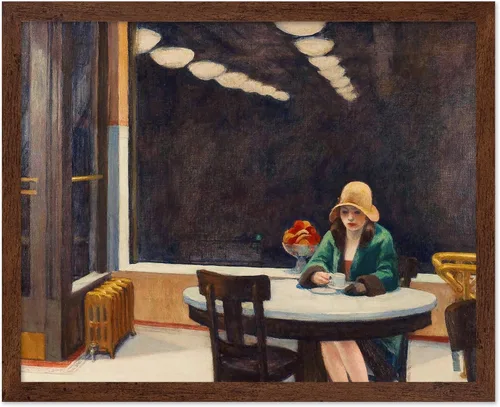 Miniatura 56 de Poster Master Póster vintage de pintura de película de Nueva York, impresión retro de teatro, arte Moody, arte de soledad, arte realismo, arte
