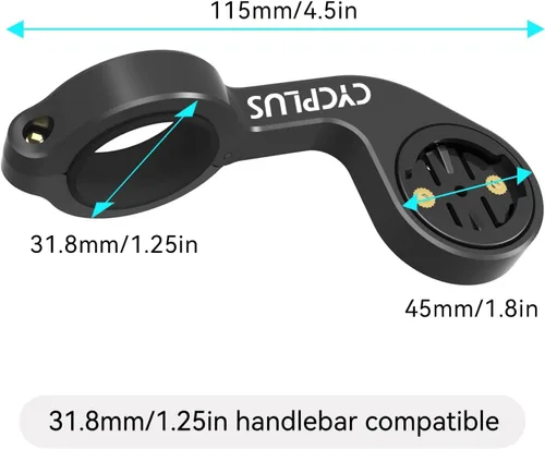 Miniatura 2 de CYCPLUS Soporte delantero para bicicleta diseñado para todos los ordenadores de ciclismo, Garmin Edge 520 530 820 830 1000 GPS y otros modelos