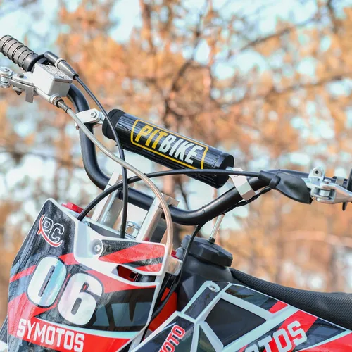 Miniatura 4 de RUTU Manillares de dirt bike de 7/8 pulgadas con almohadilla de espuma - Manillares de motocicleta compatibles con CRF YZF KXF, KLX, RMZ, DRZ Pit