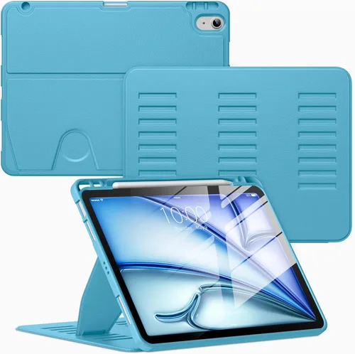 Miniatura 27 de VIKESI - Funda para iPad Air de 11 pulgadas con chip M3 / M2 2025/2024 y para iPad Air de 5ª/4ª generación de 10.9 pulgadas 2022/2020, funda
