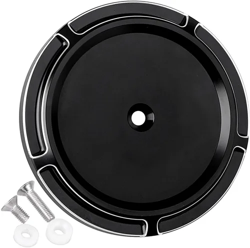 Stage 1 Big Sucker - Cubierta para filtro de aire Harley Dyna Low Rider Wide Glide Electra Glide Road King Softail Sportster Iron 883, color negro