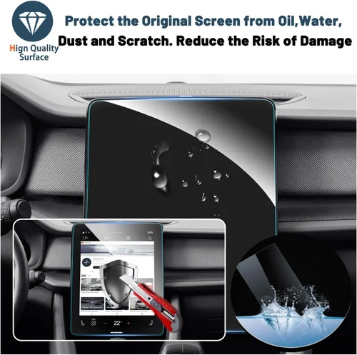 Miniatura 3 de Ruiya Polestar 2 - Protector de pantalla para Polestar 2 de 11.2 pulgadas, pantalla táctil para Polestar 2 2021 2022 2023 2024 2025