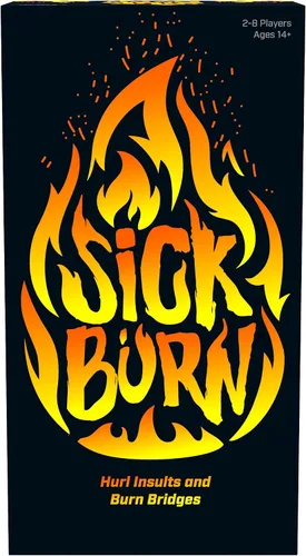 Endless Games Juego de cartas Sick Burn - Combina palabras y frases para insultar a tus amigos, juego de fiesta para 2 a 8 jugadores, a partir de 14