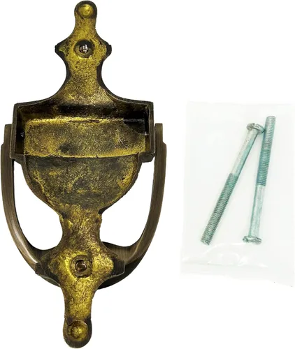 Miniatura 3 de Claddagh - Aldera de latón para puerta delantera, 8 pulgadas, regalo de bienvenida, decoración del hogar de Irlanda (latón antiguo)