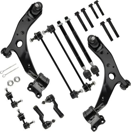 Miniatura 235 de PHILTOP Kit de suspensión delantera de 10 piezas, brazos de control inferiores con juntas de bola, eslabones de extremo de barra estabilizadora