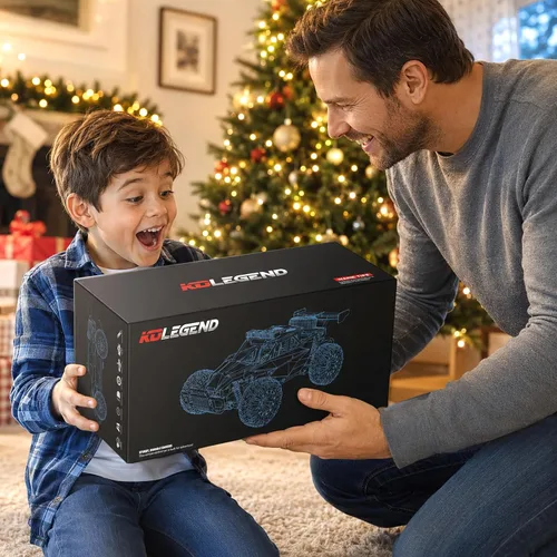 Miniatura 7 de kolegend Auto a control remoto, 2.4GZh de alta velocidad 12.4 mi/h RC Monster Trucks 30+min con faros LED y batería recargable para niños y niñas