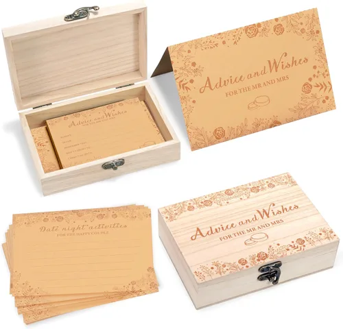Miniatura 7 de Consejos y deseos para la futura novia, tarjetas de consejos de boda para decoraciones de despedida de soltera, juegos de despedida de soltera, caja