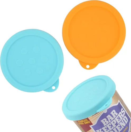 Paquete de 2 tapas de silicona para limpiador en polvo, compatibles con Bar Keepers Friend, Comet, limpiador en polvo Ajax (12 oz y 21 oz),
