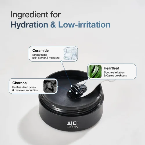 Miniatura 7 de Bálsamo limpiador todo en uno de carbón, purificador de poros profundos e hidratante, removedor de maquillaje con ceramida y aceites botánicos