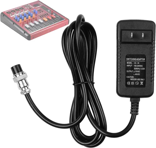 Adaptador de fuente de alimentación para mezclador de audio para F4 / F7 / CT4-16 universal de 2 a 16 canales Placa de consola de mezcla de sonido