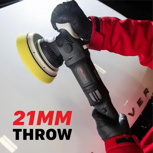 Miniatura 8 de Maxshine M21 Pro Pulidora de Doble Acción Lanzamiento de 21mm, Placa de Soporte de 6”, Motor de 1000W Velocidad Variable, Agarre Ergonómico