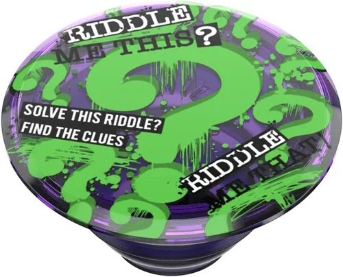 Miniatura 4 de Agarre para teléfono PopSockets con soporte expansible, agarre adhesivo, Dc Justice League - Riddler