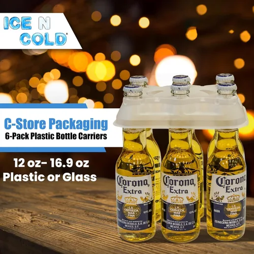 Miniatura 2 de Paquete de 6 botellas de plástico o vidrio de 12oz-16.9oz (225 unidades)