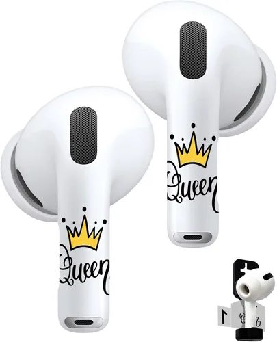 Miniatura 18 de RockMax Funda para AirPods 4, bonita calcomanía para AirPods 4ª generación, compatible con funda de mariposa AirPod 2024, envoltura de tatuaje